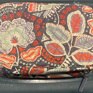 Vera Bradley Nomadic Floral Large Blush & Brush Travel/Cosmetic Mag